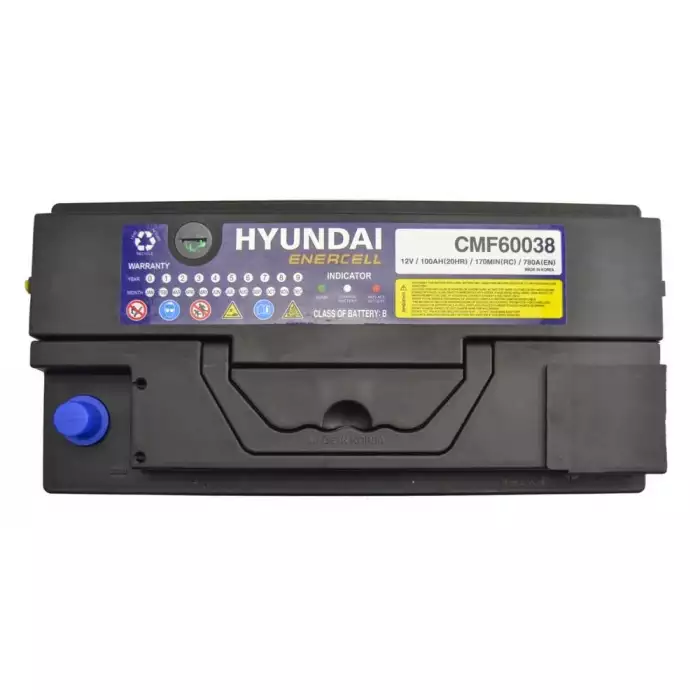 Автомобильный аккумулятор HYUNDAI ENERCELL 6СТ-100Ah АзЕ 780A (CCA) CMF60038