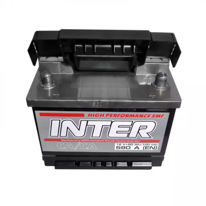 Автомобільний акумулятор INTER high performance 6СТ-60Ah АзЕ 580A inter12