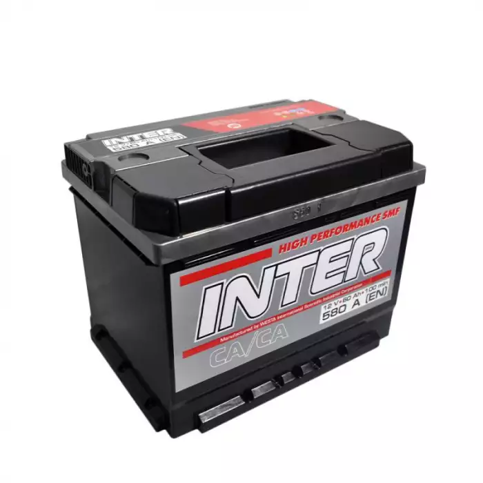 Автомобільний акумулятор INTER high performance 6СТ-60Ah Аз 580A inter13
