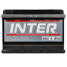 Автомобильный аккумулятор INTER high performance 6СТ-75Ah АзЕ 680A inter2