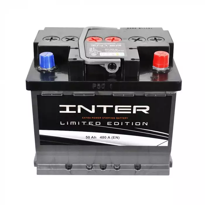 Автомобільний акумулятор INTER limited edition 6СТ-50Ah АзЕ 480A inter23