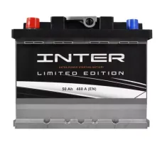 Автомобільний акумулятор INTER limited edition 6СТ-50Ah Аз 480A inter24