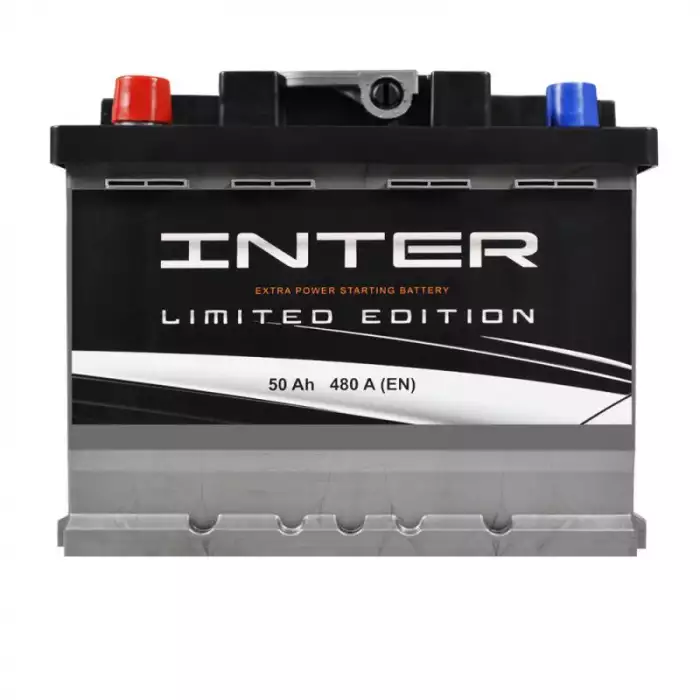 Автомобільний акумулятор INTER limited edition 6СТ-50Ah Аз 480A inter24
