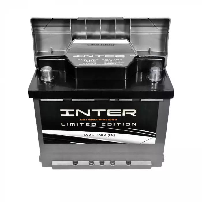 Автомобільний акумулятор INTER limited edition 6СТ-65Ah Аз 650A inter25
