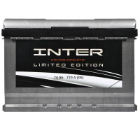 Автомобільний акумулятор INTER limited edition 6СТ-74Ah Аз 720A inter33