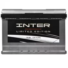 Автомобільний акумулятор INTER limited edition 6СТ-74Ah Аз 720A inter33
