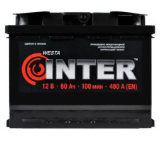 Автомобильный аккумулятор INTER 6СТ-60Ah Аз 480A inter8