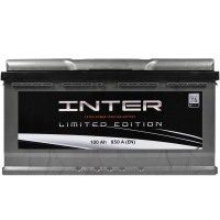 Автомобильный аккумулятор INTER limited edition 6СТ-100Ah АзЕ 850A inter9