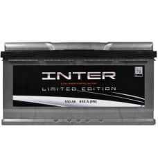 Автомобильный аккумулятор INTER limited edition 6СТ-100Ah АзЕ 850A inter9