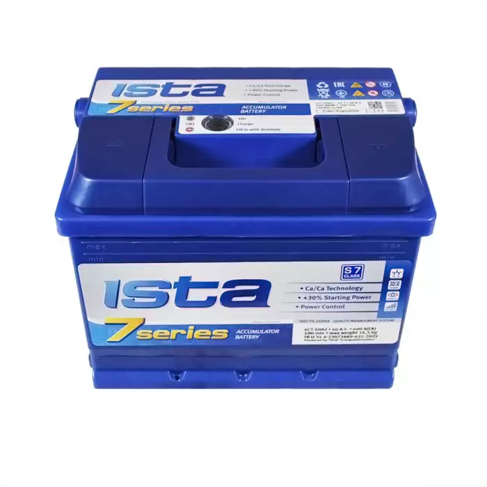 Автомобільний акумулятор ISTA 7 Series (L2) 60Ah 600A R+ 560602124912