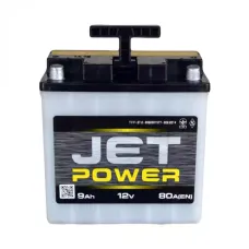 Мото аккумулятор JET POWER 6СТ-9Ah АзЕ 12В 80А (EN)