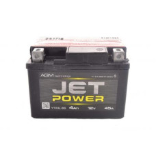 Мото аккумулятор JET POWER AGM 4Ah YTX4L-BS