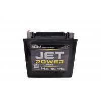 Мото аккумулятор JET POWER 14Ah YTX14L-BS