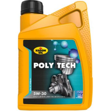 Автомобильное моторное масло KROON OIL POLY TECH 5W-30 1л