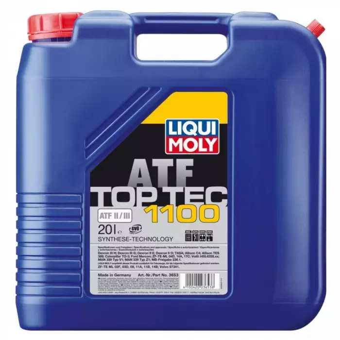 Масло трансмиссионное Liqui Moly Top Tec ATF 1100 синтетическое 7627 4л