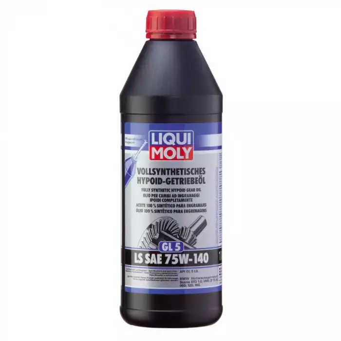 Масло трансмиссионное Liqui Moly Vollsynthetisches Hypoid-Getriebeoil LS 75W-140 GL-5 синтетическое 8038 1л