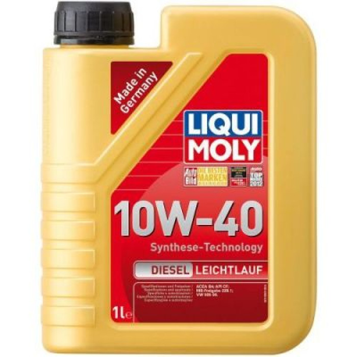 Автомобільна моторна олива Liqui Moly Diesel Leichtlauf 10W-40 одна тисяча триста вісімдесят шість 1л