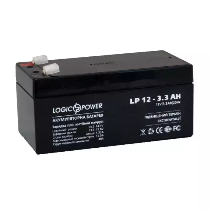 Аккумулятор тяговый Logic Power 3.3Ah 12V LP 12-3.3