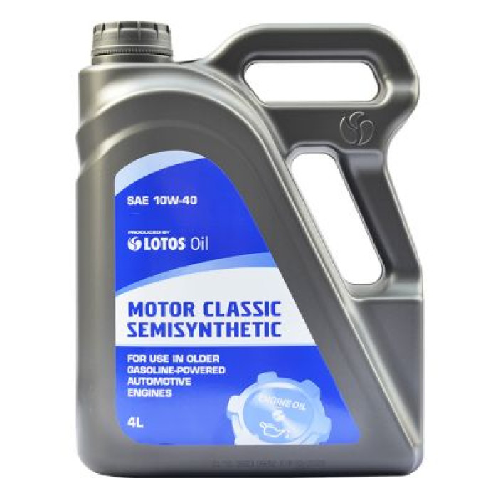 Автомобильное моторное масло LOTOS MOTOR CLASSIC SEMISYNTHETIC 10W40 4л WG-K402440-0H0