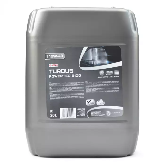 Автомобильное моторное масло Lotos TURDUS POWERTEC 10W-40 20л