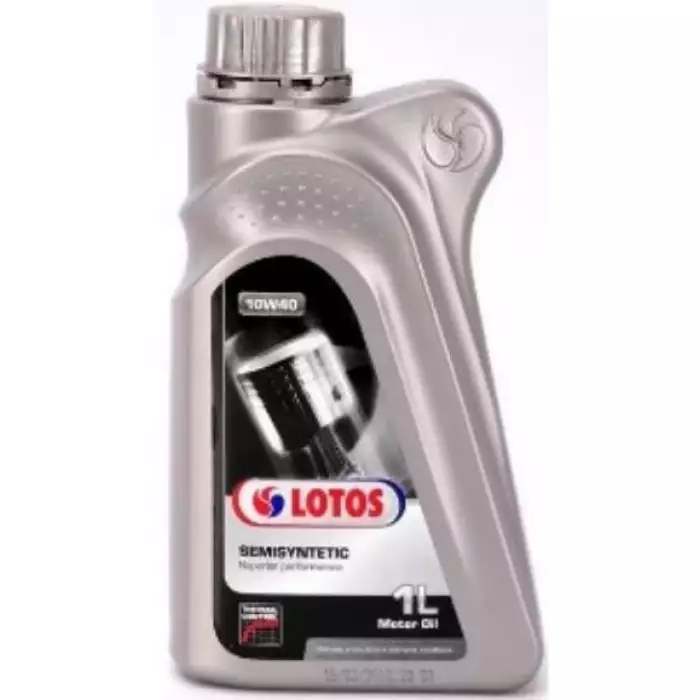 Автомобильное моторное масло Lotos SEMISYNTETIC 10W-40 1л