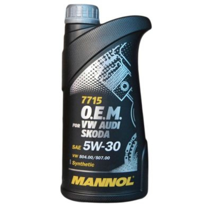 Автомобильное моторное масло MANNOL O.E.M. for VW AUDI SKODA 5W-30 1л