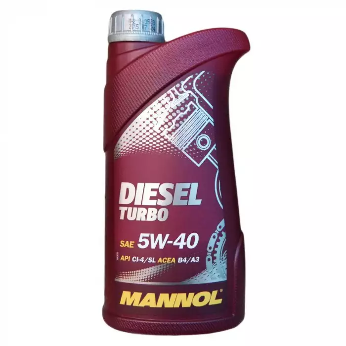 Автомобільна моторна олива MANNOL Diesel Turbo 5W-40 1л