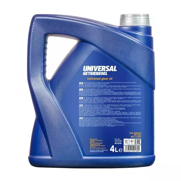 Масло трансмиссионное MANNOL UNIVERSAL Getriebeoel 80W-90 GL-4 4л