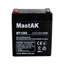 Аккумулятор тяговый MastAK AGM 5.5Ah 12V MT1255