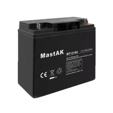 Аккумулятор тяговый MastAK AGM 18Ah 12V MT12180