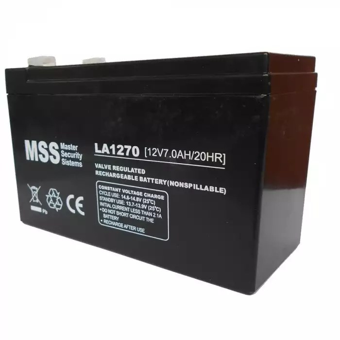 Акумулятор тяговий MastAK AGM 7Ah 12V LA1270
