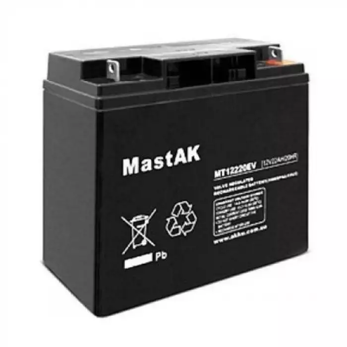 Аккумулятор тяговый MastAK AGM 22Ah 12V MT12220EV