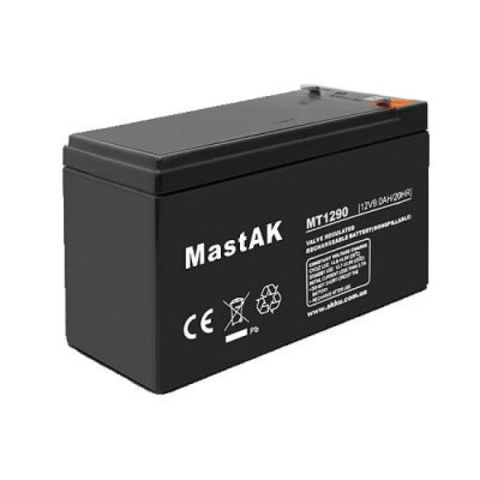 Аккумулятор тяговый MastAK AGM 9Ah 12V MT1290