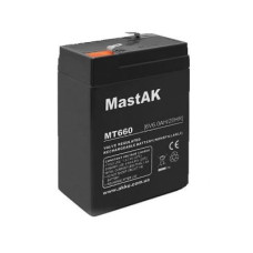 Аккумулятор тяговый MastAK AGM 6Ah 6V MT660