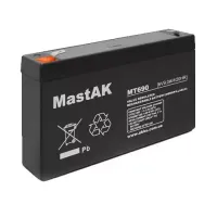 Аккумулятор тяговый MastAK AGM 9Ah 6V MT690