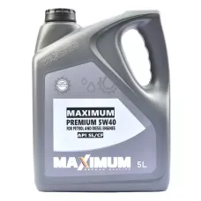 Автомобільна моторна олива Maximum PREMIUM 5W40 5л