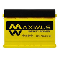 Автомобільний акумулятор MAXIMUS MF (L3) 80Ah 780A R+ 5742091