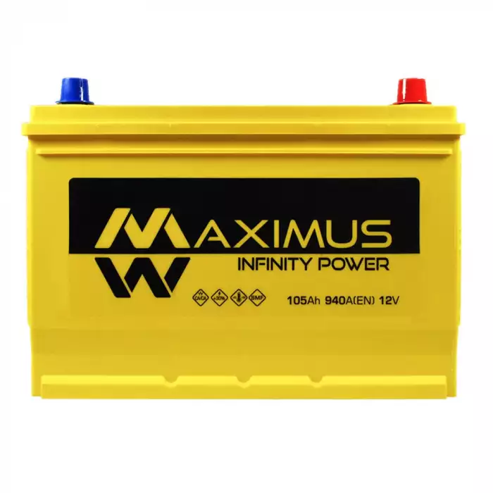 Автомобільний акумулятор MAXIMUS Asia smf (N70) 105Ah 940A R+ 6002338