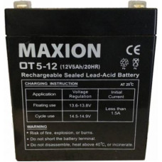 Аккумулятор тяговый MAXION 5Ah 12V OT 5-12