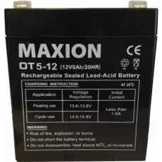 Аккумулятор тяговый MAXION 5Ah 12V OT 5-12