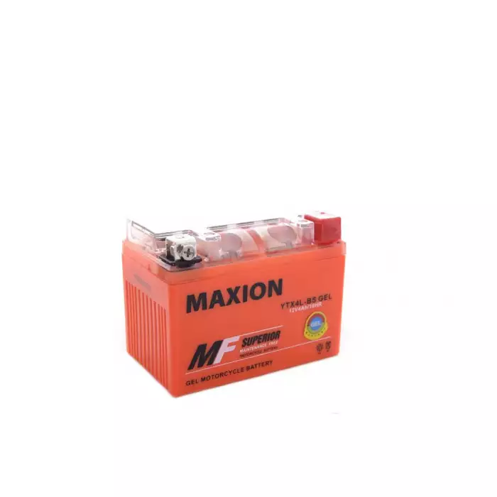 Мото аккумулятор MAXION YTX 4Ah GEL YTX4L-BS