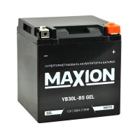Мото акумулятор MAXION 6СТ-30Ah АзЕ 12В 300А (EN) YB30L-BS GEL