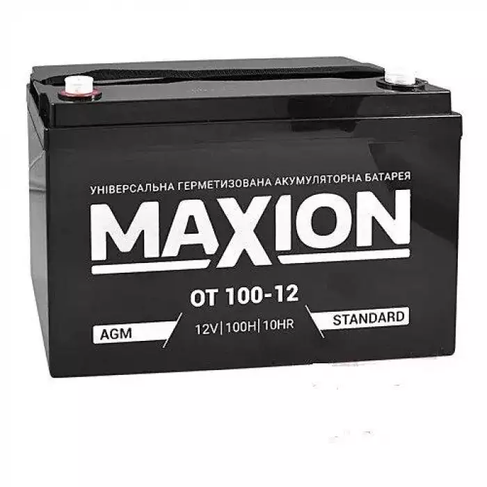 Аккумулятор тяговый MAXION AGM 100Ah 12V OT 100-12