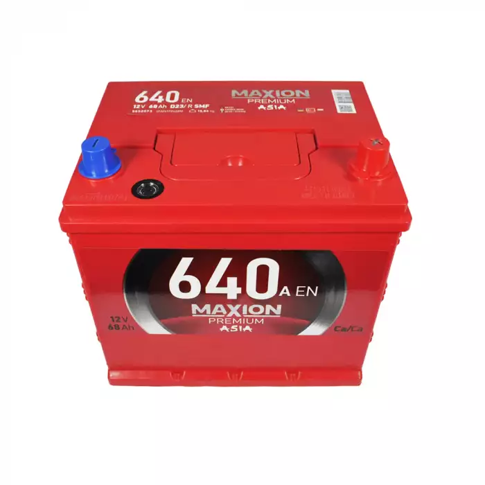 Автомобільний акумулятор MAXION Premium Asia (D23) 68Ah 640A R+ 5602578