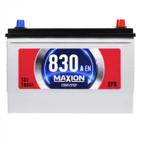 Автомобильный аккумулятор MAXION EFB SMF Asia (N70) 100Ah 830A R+ 5902318