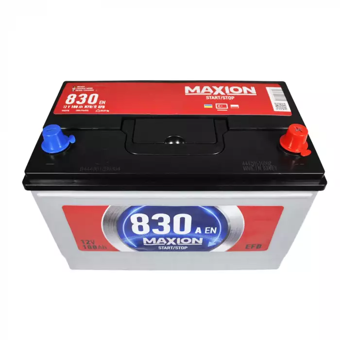 Автомобільний акумулятор MAXION EFB SMF Asia (N70) 100Ah 830A R+ 5902318