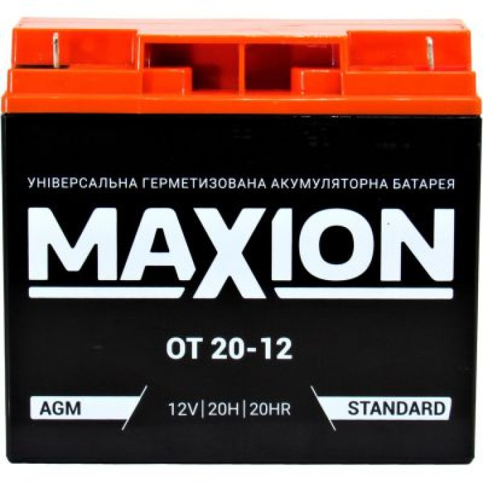 Акумулятор тяговий MAXION AGM 20Ah 12V OT 20-12