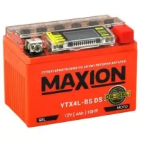 Мото акумулятор MAXION 6СТ-3Ah АзЕ 12В 70А (EN) YTX4L-BS