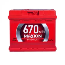 Автомобильный аккумулятор MAXION Premium TR (L2) 65 Аh 670A  L+ mxprtr5652077