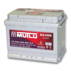 Автомобільний акумулятор Mutlu SILVER 6СТ-63Ah АзЕ 540A (EN)
